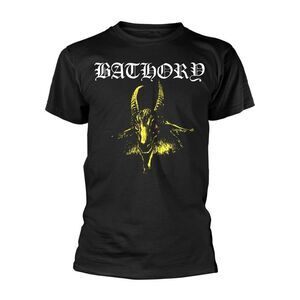 Bathory Unisex Adult Goat T-Shirt / Black/Yellow